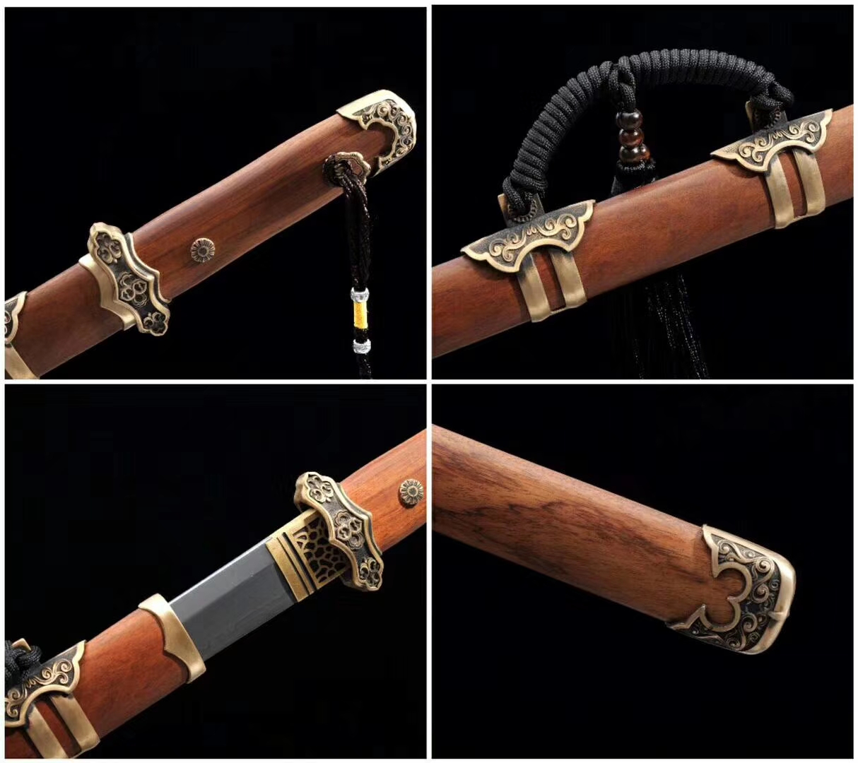 1095 High Carbon Steel Clay Tempred Chinese Sword Dao Real Razor Sharp