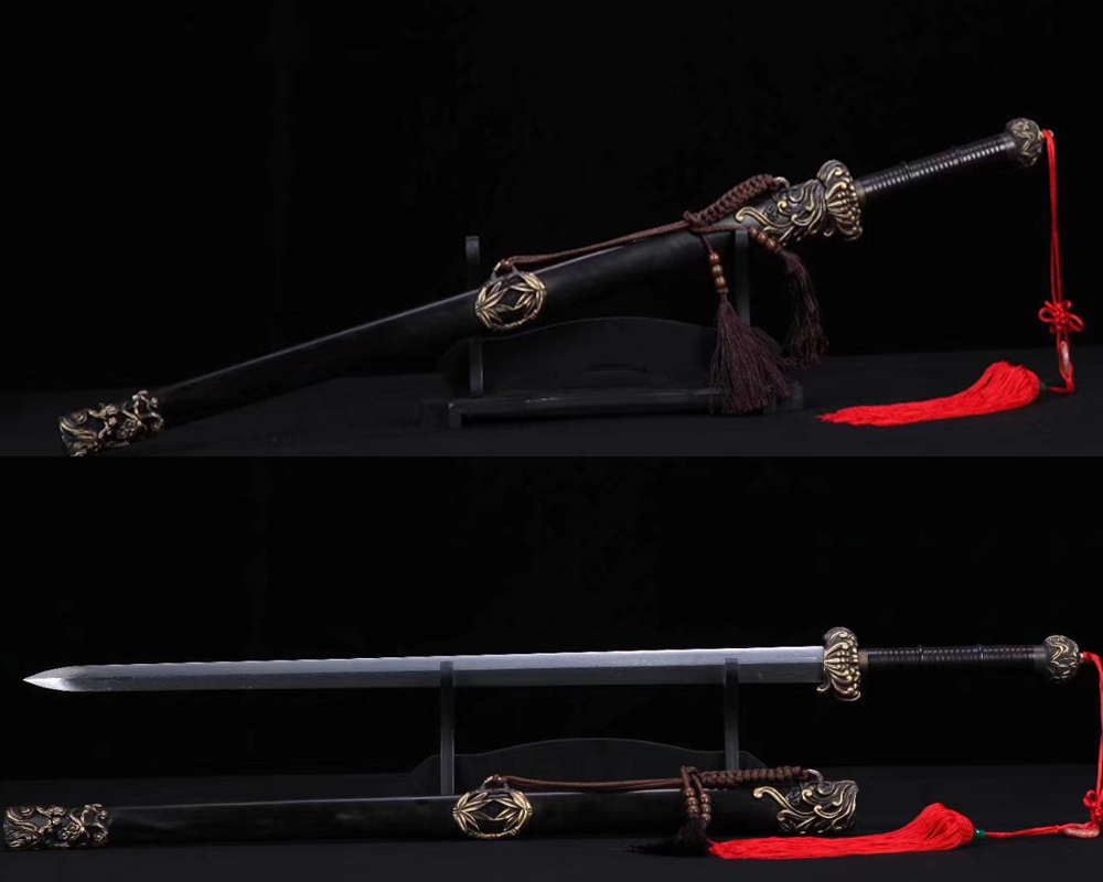 Hand “ Gentleman Sword " Folded Steel Blade Kung Fu Chinese